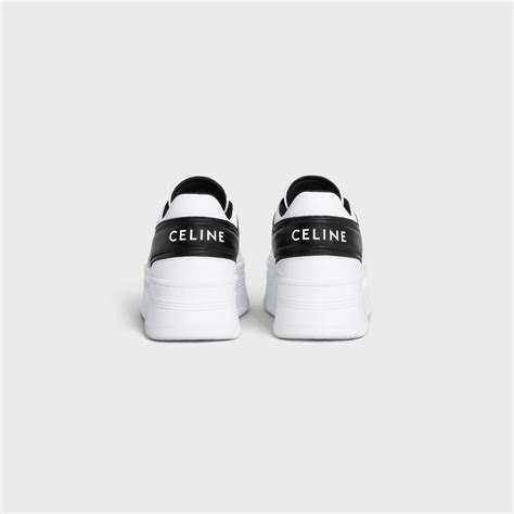 celine black and white sneakers|celine women's wedges.